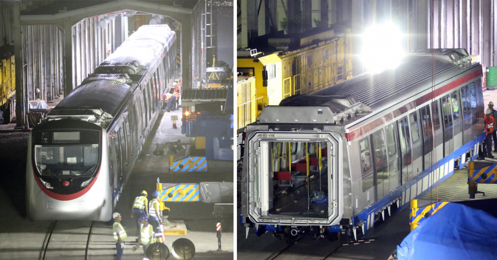 「東西綫列車」（暫名）抵港　The arrival of East West Line Trains（tentative name）